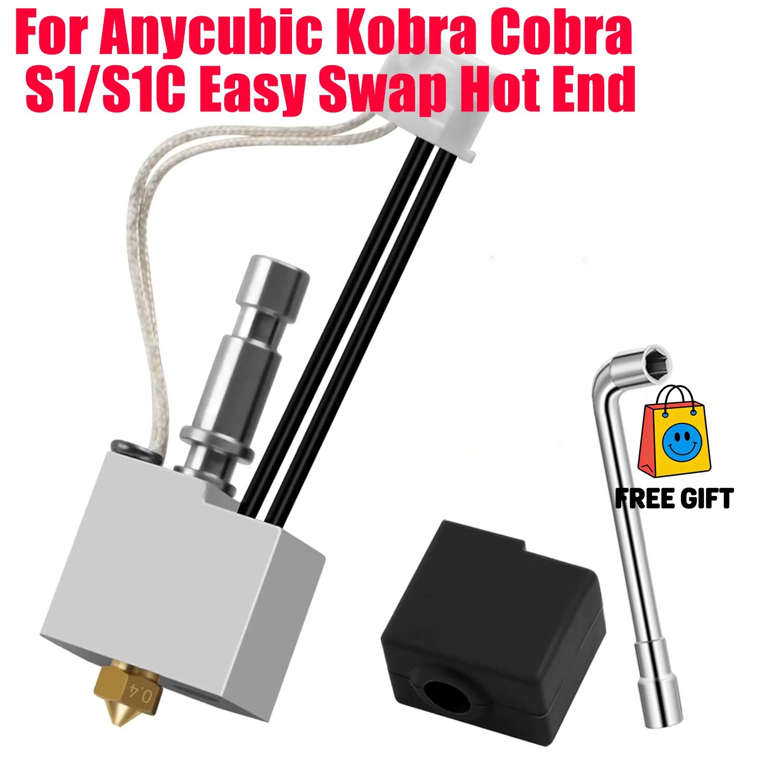 For Anycubic Kobra Cobra S1/S1C Easy Swap Hot End Replacement,320℃ Heating Block&Heatbreak,Print Head Assembly,ToolHead Part
For Anycubic Kobra Cobra S1/S1C Easy Swap Hot End Replacement,320℃ Heating Block&Heatbreak,Print Head Assembly,ToolHead Part