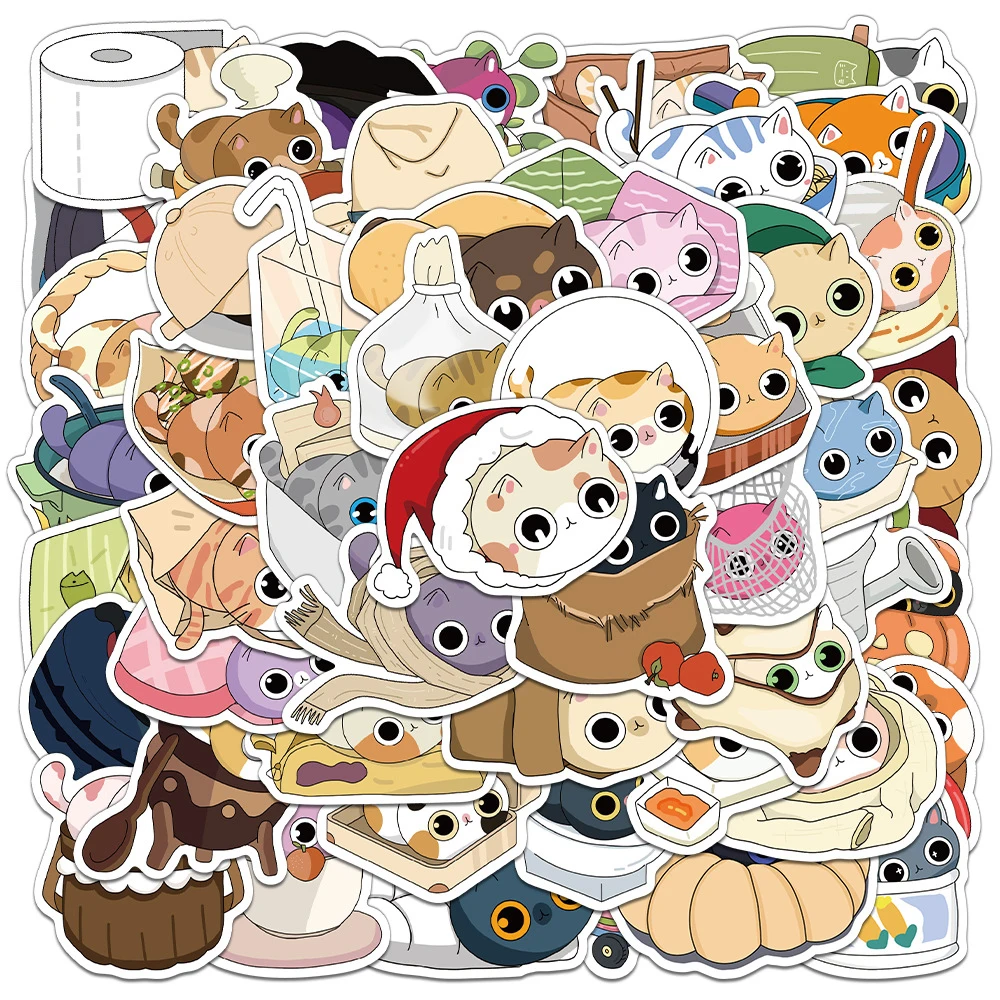 10/30/50pcs Cartoon Cat Animal Stickers Cute Graffiti Sticker DIY Notebook Scrapbook Laptop Guitar Decoration Decals Fun for Toy
10/30/50pcs Cartoon Cat Animal Stickers Cute Graffiti Sticker DIY Notebook Scrapbook Laptop Guitar Decoration Decals Fun for Toy