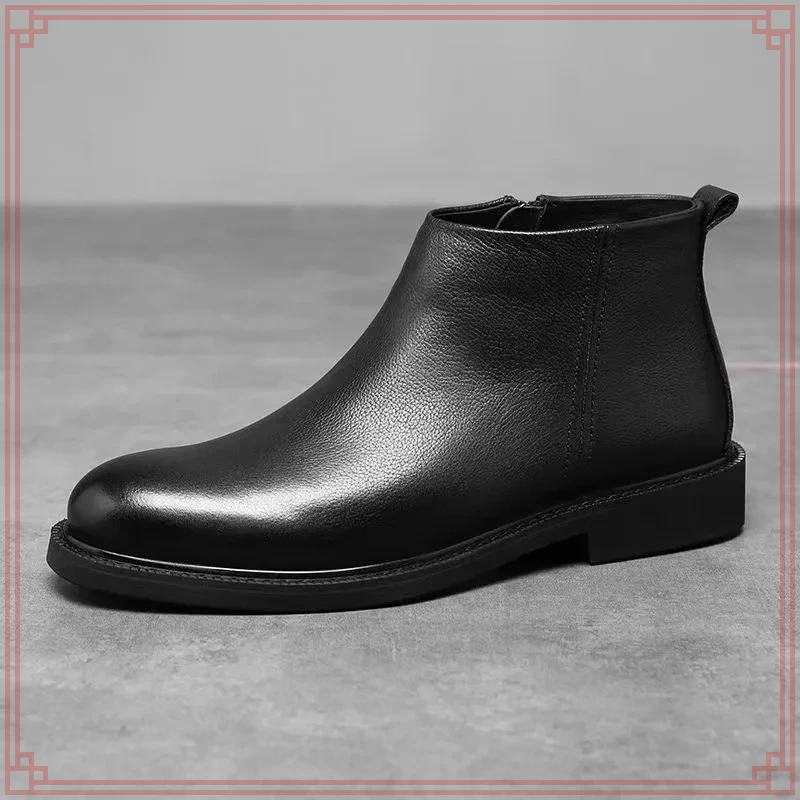 Men's Chelsea Boots Winter Comfortable Snow Boots Men's Leather Shoes Solid Color Ins European Style Versatile Men Shoes Zapatos
Men's Chelsea Boots Winter Comfortable Snow Boots Men's Leather Shoes Solid Color Ins European Style Versatile Men Shoes Zapatos