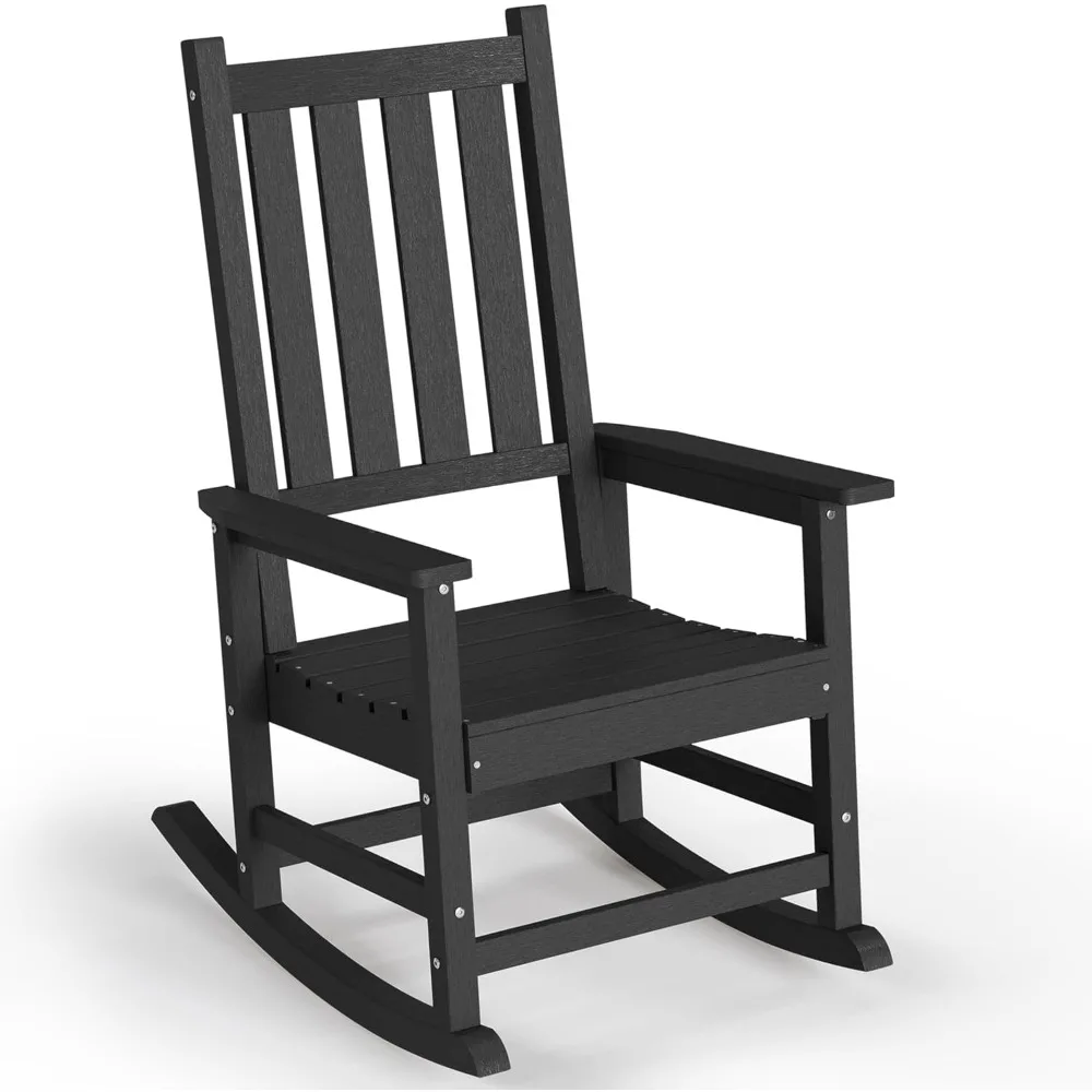 Outdoor Rocking Chair,Oversized Rocking Chairs with Widened Seats & High Backs, Weather & Fade Resistant Porch Rockers for Patio
Outdoor Rocking Chair,Oversized Rocking Chairs with Widened Seats & High Backs, Weather & Fade Resistant Porch Rockers for Patio
