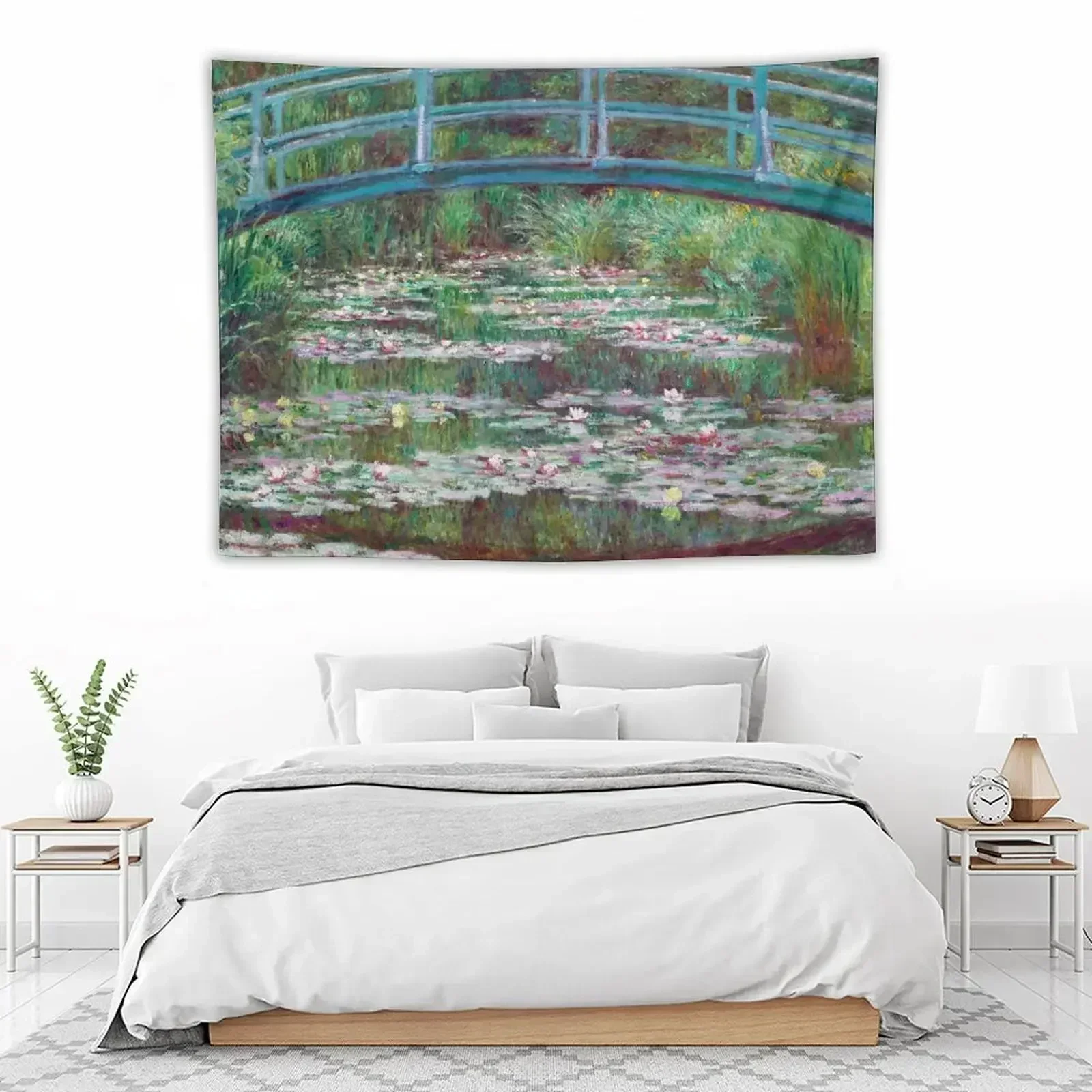 CLAUDE MONET JAPANESE FOOTBRIDGE AND WATER LILIES Tapestry Decoration Bedroom Decoration For Bedroom Tapestry
CLAUDE MONET JAPANESE FOOTBRIDGE AND WATER LILIES Tapestry Decoration Bedroom Decoration For Bedroom Tapestry