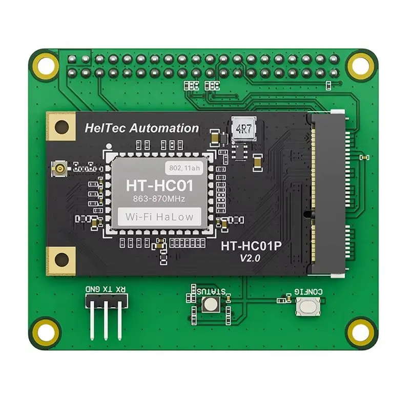 [B24B!】 Heltec HT-HC01P V2 Wifi Halow Module Mini Pcie Interface 16Dbm 863-870Mhz And For Raspberry Pi HAT Baseplate For Iot
[B24B!】 Heltec HT-HC01P V2 Wifi Halow Module Mini Pcie Interface 16Dbm 863-870Mhz And For Raspberry Pi HAT Baseplate For Iot