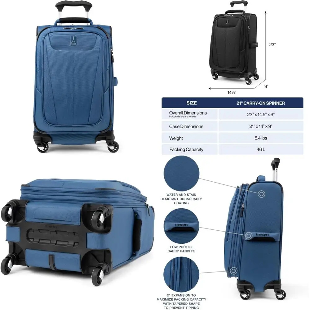 Легкая расширяемая ручная кладь с 4 колесами, чемодан унисекс, синий, идеально подходит для путешествий
Легкая расширяемая ручная кладь с 4 колесами, чемодан унисекс, синий, идеально подходит для путешествий