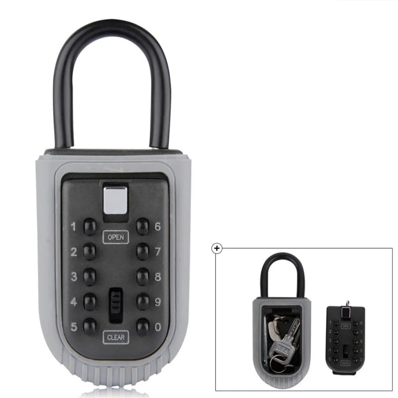 Key Storage Box With Hook 10 Digit Combination Password Code Lock Safe Outdoor Weatherproof Zinc Alloy Organizer Container
Key Storage Box With Hook 10 Digit Combination Password Code Lock Safe Outdoor Weatherproof Zinc Alloy Organizer Container