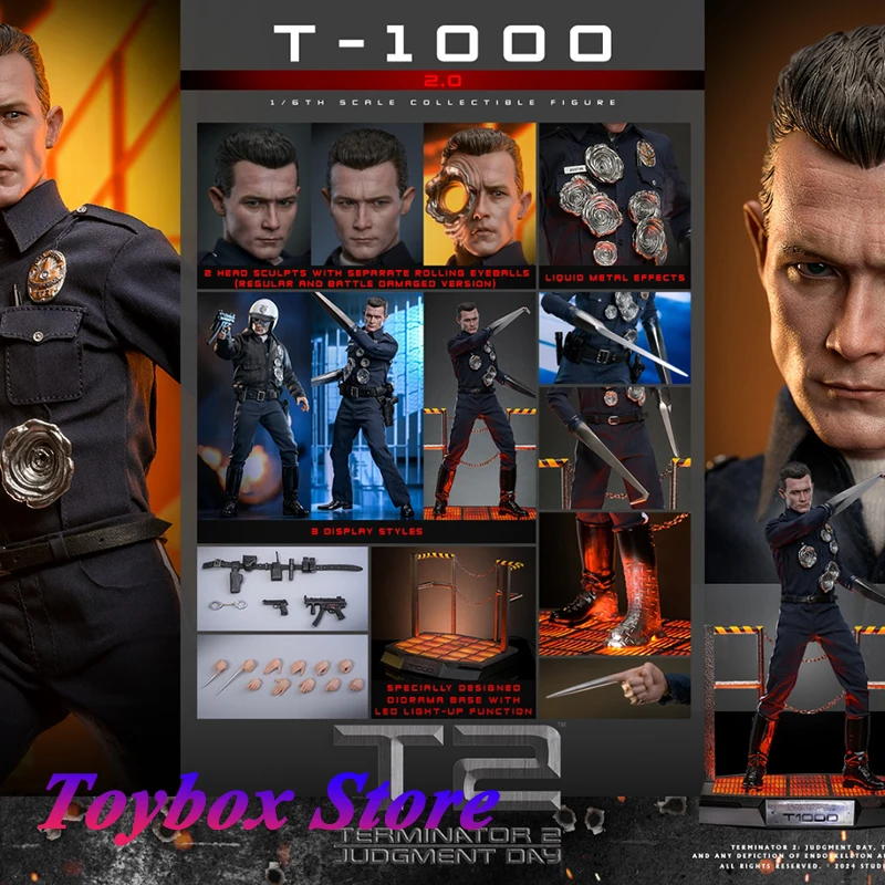 HOTTOYS HT MMS774 1/6 Коллекционная фигурка робота будущего T-1000 2,0 Терминатор 2 Судный день Нежная 12-дюймовая модель солдата 
HOTTOYS HT MMS774 1/6 Коллекционная фигурка робота будущего T-1000 2,0 Терминатор 2 Судный день Нежная 12-дюймовая модель солдата
