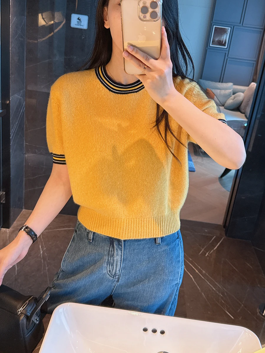 Orange Miss Italian Sle Pra Camere ort Color Blo Stripe round Ne Knitted Sweater ort Sve Anti Aging Whitening
Orange Miss Italian Sle Pra Camere ort Color Blo Stripe round Ne Knitted Sweater ort Sve Anti Aging Whitening