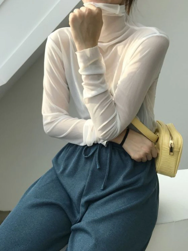 White High Collar Lace Base Shirt Women's 2023 Autumn New Suit Inner Wear Overlap T-Shirt Mesh Top Korean Style Commute
White High Collar Lace Base Shirt Women's 2023 Autumn New Suit Inner Wear Overlap T-Shirt Mesh Top Korean Style Commute