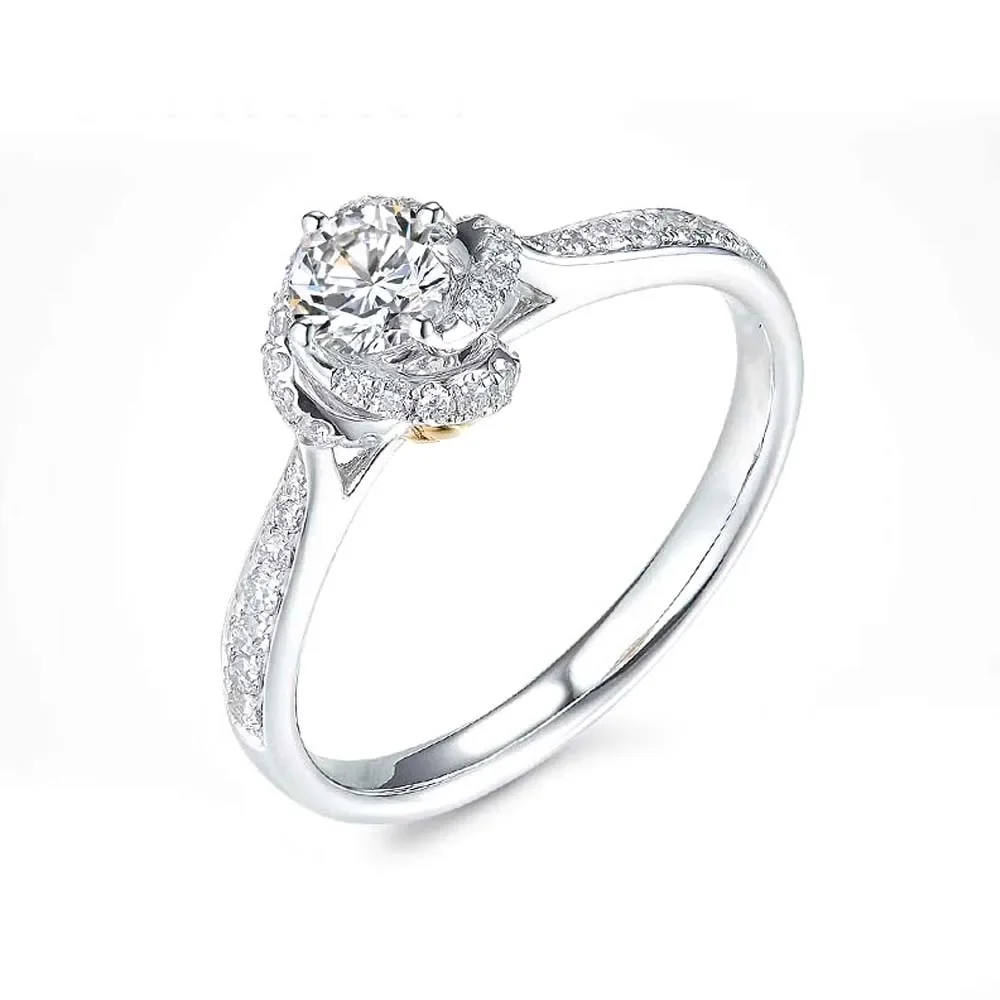 kailixi Lab-grown diamond marriage 18k gold white ring Women diamond cluster setting Diamond ring female
kailixi Lab-grown diamond marriage 18k gold white ring Women diamond cluster setting Diamond ring female