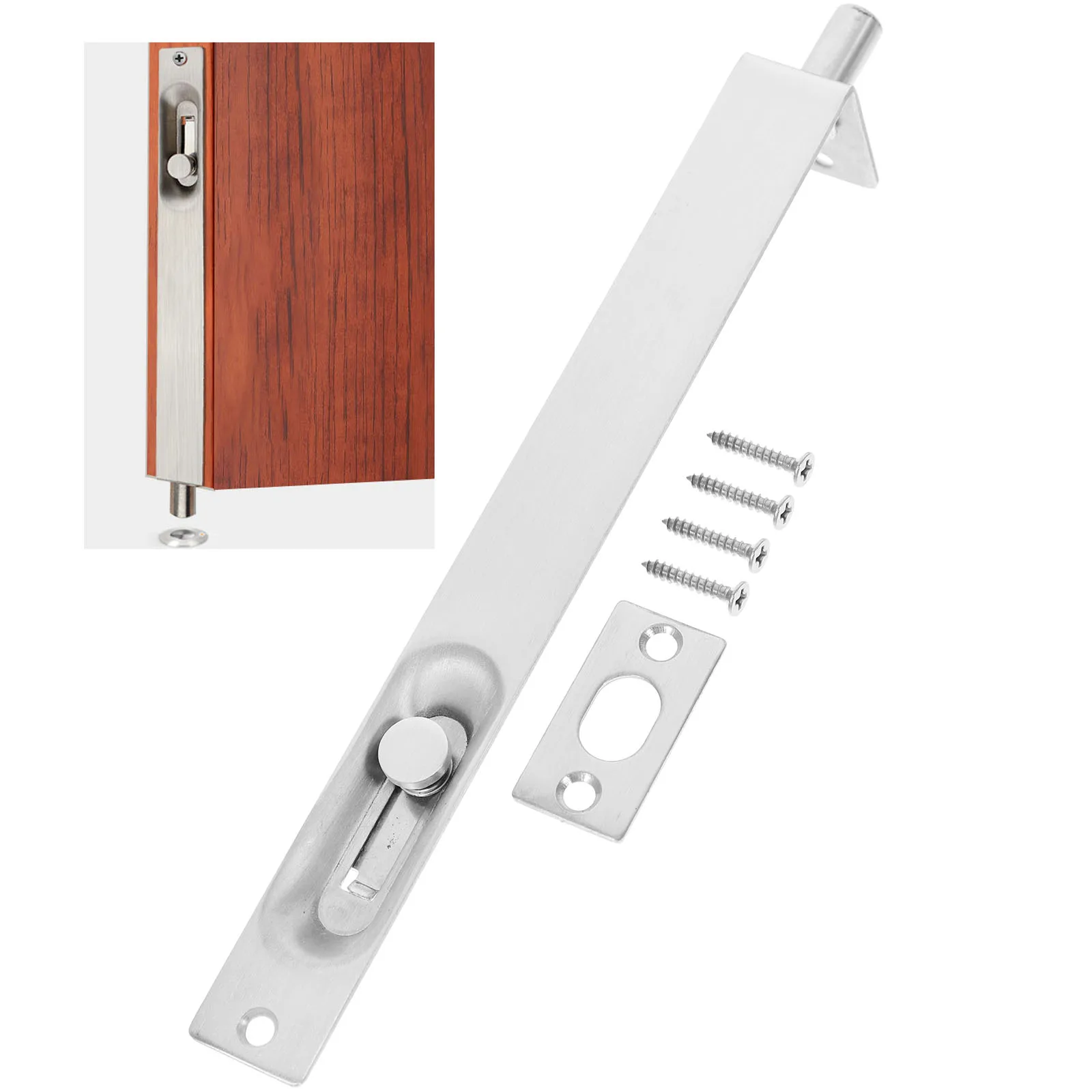 8 Inch Flush Bolt Stainless Steel Heavy Duty Door Lock for Double French Wooden Doors Slide Bolt Security Latch Hidden Catch
8 Inch Flush Bolt Stainless Steel Heavy Duty Door Lock for Double French Wooden Doors Slide Bolt Security Latch Hidden Catch