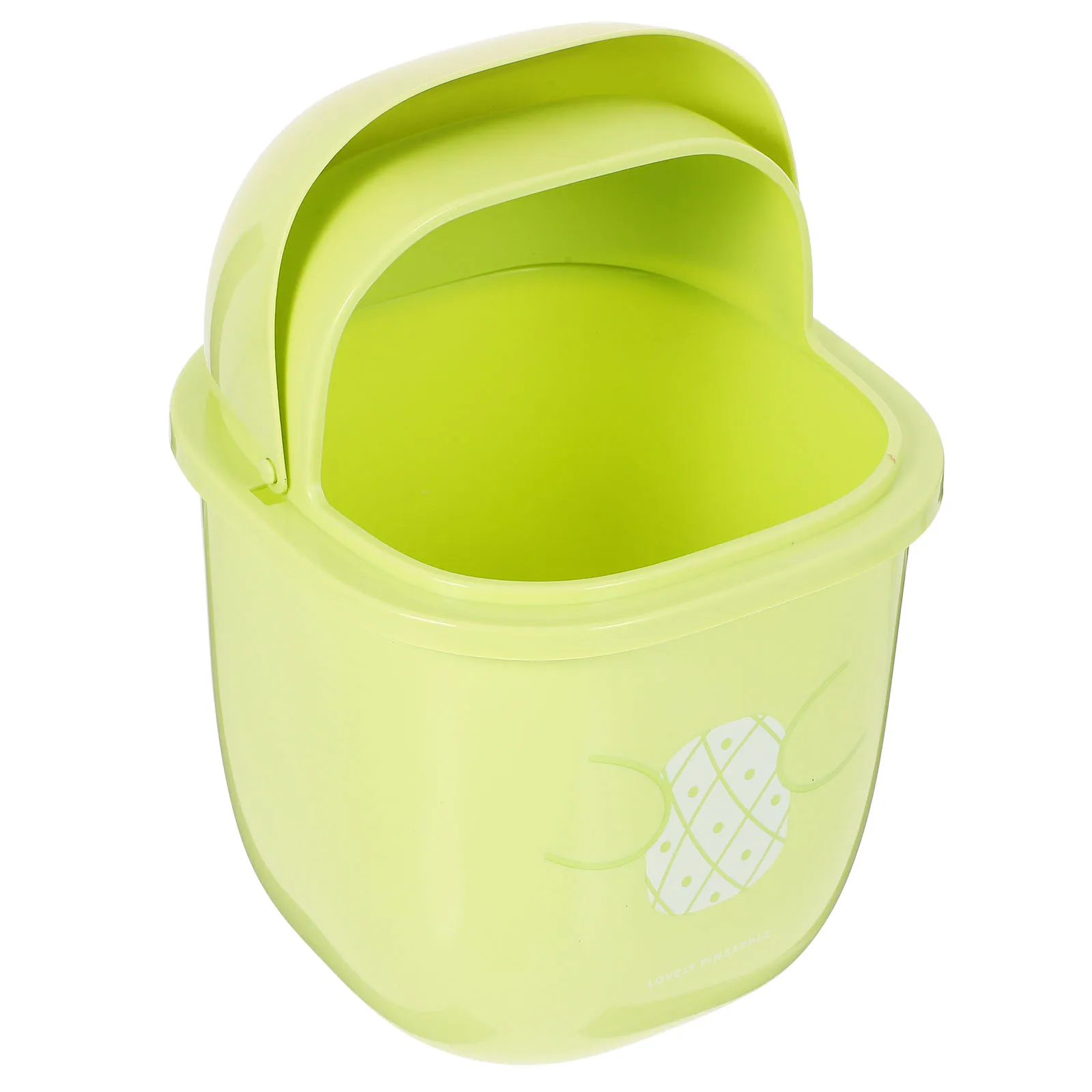 Pineapple Trash Can Creative Small Waste Basket Portable Plastic Countertop Lid Bedroom Living Room OfficeReusable Durability
Pineapple Trash Can Creative Small Waste Basket Portable Plastic Countertop Lid Bedroom Living Room OfficeReusable Durability