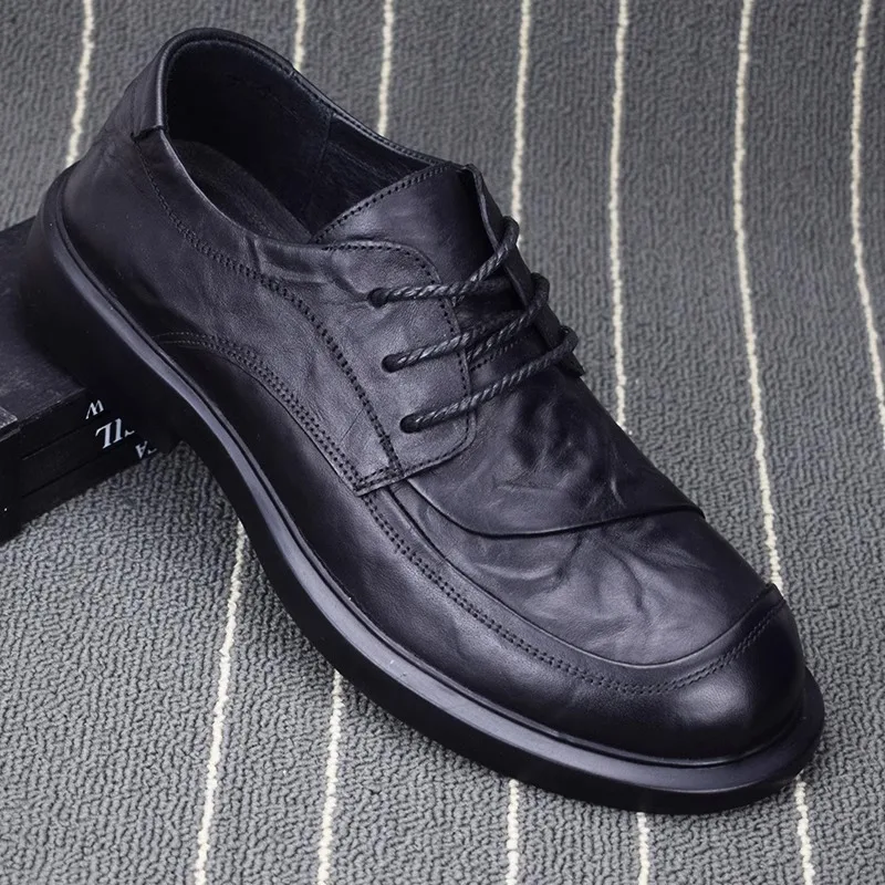 Men's shoes 2026 business low cut casual men's shoes spring soft sole soft surface lace up round toe men's shoes
Men's shoes 2026 business low cut casual men's shoes spring soft sole soft surface lace up round toe men's shoes