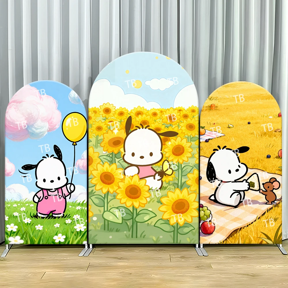 Pochacco Arch Backdrop Cover Sunflower Field Picnic Cartoon Style Cozy Scene Birthday & Baby Shower Party Photo Booth
Pochacco Arch Backdrop Cover Sunflower Field Picnic Cartoon Style Cozy Scene Birthday & Baby Shower Party Photo Booth
