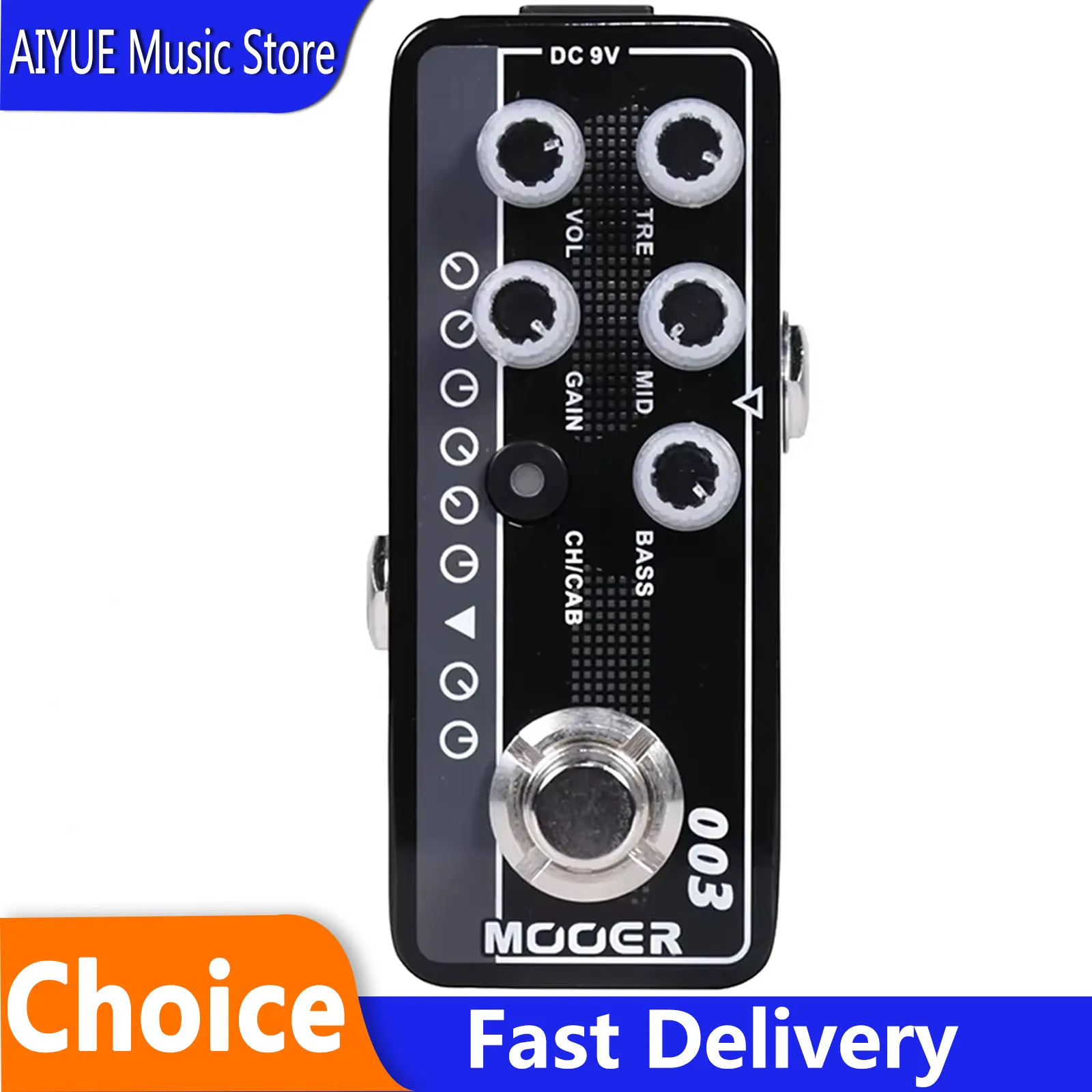 MOOER 003 Guitarra Effect Pedal Power-Zone Digital Preamp Truly Versatile Micro Dual Channel Preamp Pedal Guitar Accessory
MOOER 003 Guitarra Effect Pedal Power-Zone Digital Preamp Truly Versatile Micro Dual Channel Preamp Pedal Guitar Accessory