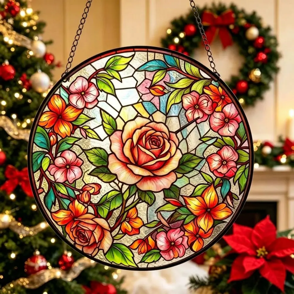 Round Blank Textured Glass Sun Catcher DIY Art Painting Metal Wrapped Edge Suncatcher Home Decor with Hanging Chain
Round Blank Textured Glass Sun Catcher DIY Art Painting Metal Wrapped Edge Suncatcher Home Decor with Hanging Chain