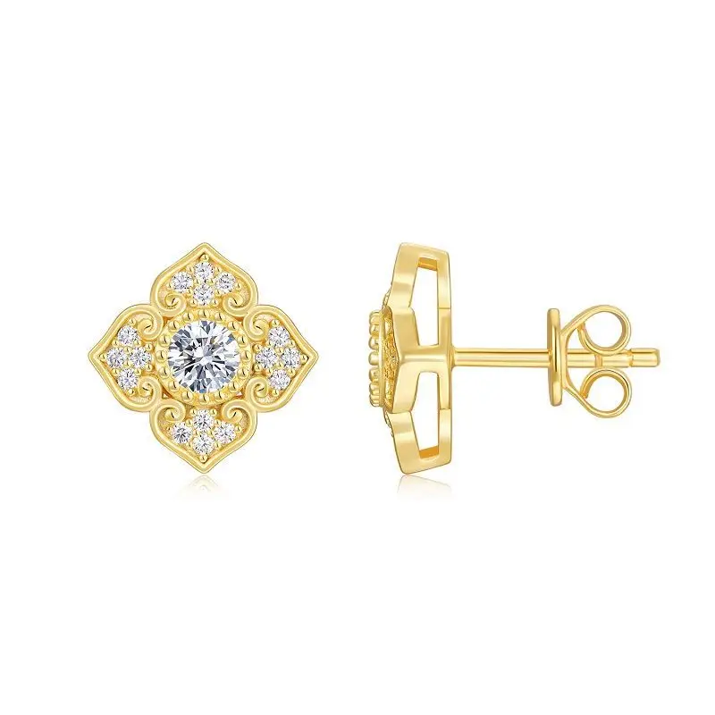 Yellow Gold S925 Silver Round 4mm Moissanite Drop Earrings Women Engagement Gift Fine Jewelry
Yellow Gold S925 Silver Round 4mm Moissanite Drop Earrings Women Engagement Gift Fine Jewelry