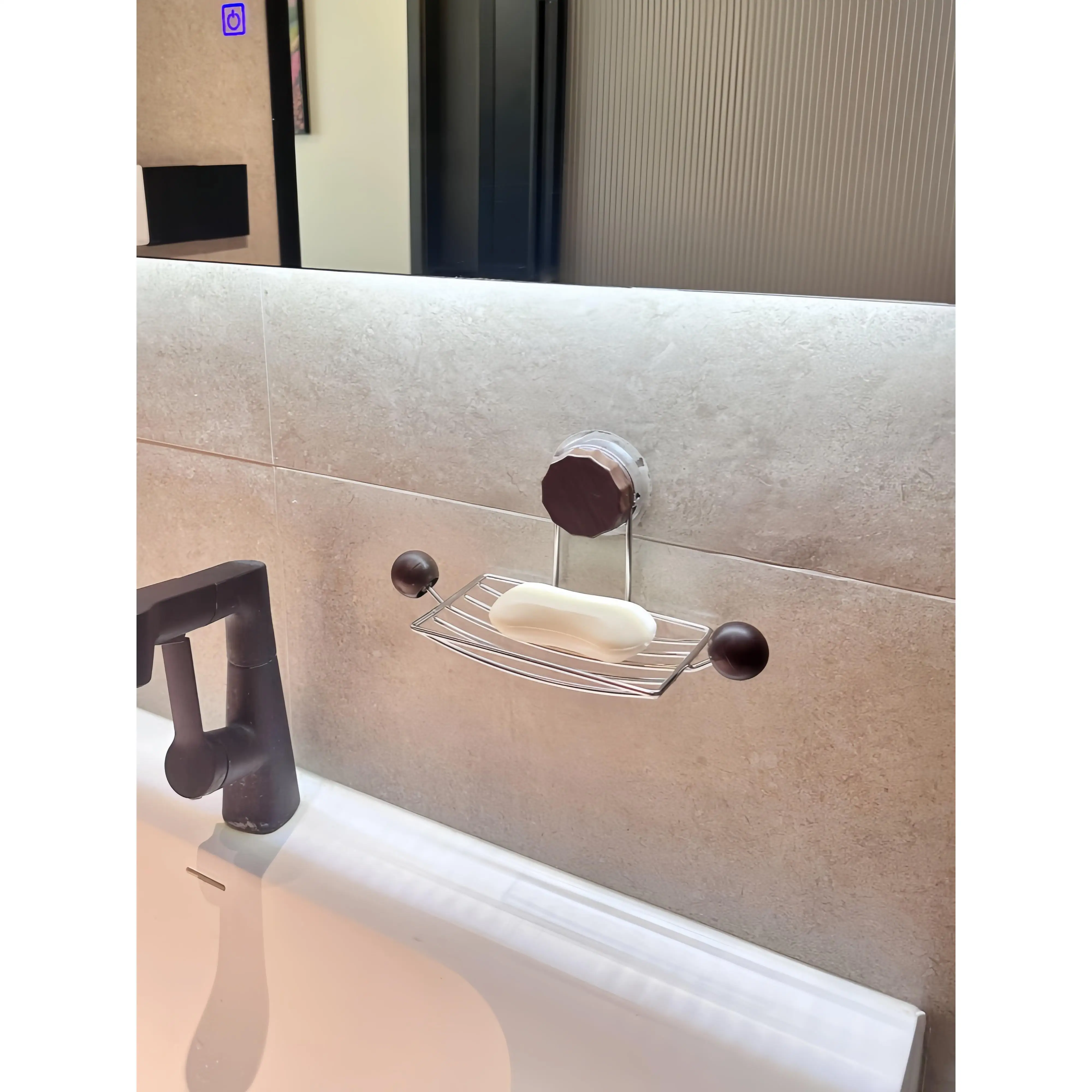 Vintage Style Wall Mounted Stainless Steel Soap Holder Suction Cup Drainage Soap Dish Storage Rack No Drilling Required
Vintage Style Wall Mounted Stainless Steel Soap Holder Suction Cup Drainage Soap Dish Storage Rack No Drilling Required