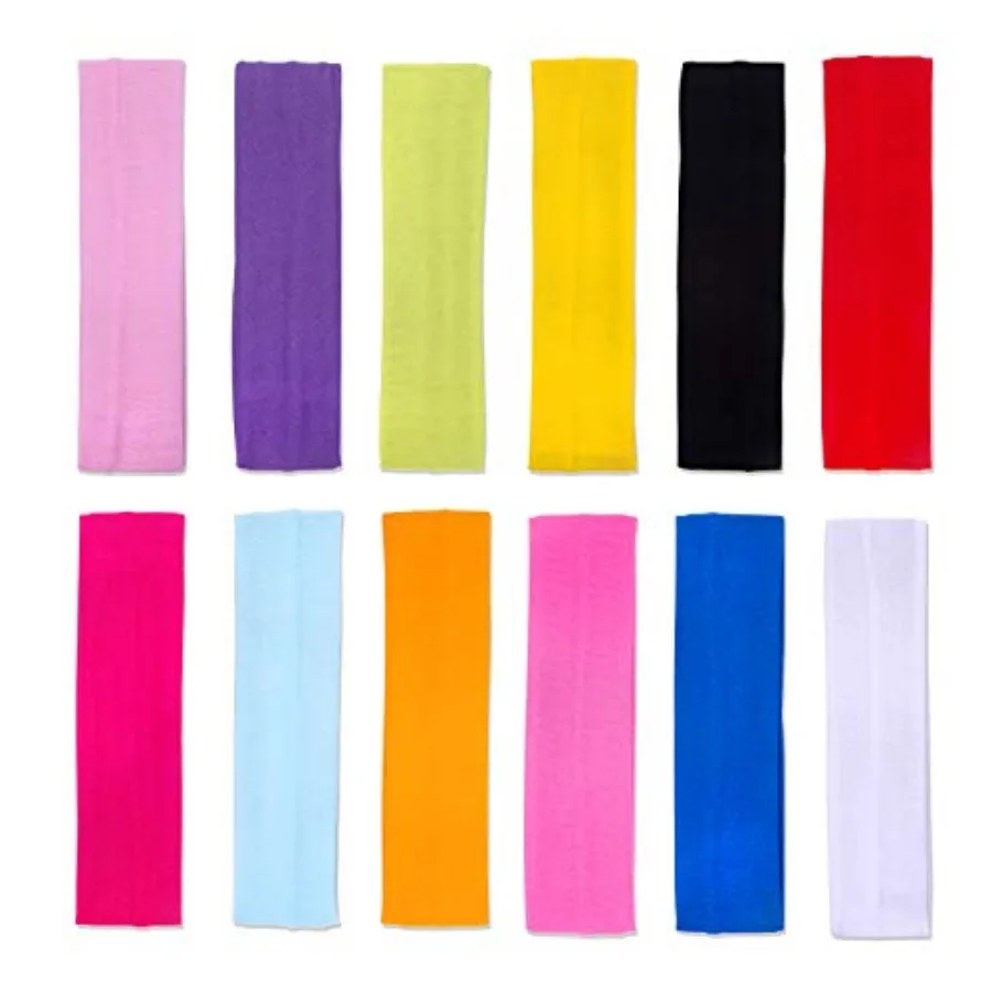 Women Yoga Hair Bands, 12 Colors Soft Elastic Headbands for Sport Workout Head wrap accessories
Women Yoga Hair Bands, 12 Colors Soft Elastic Headbands for Sport Workout Head wrap accessories
