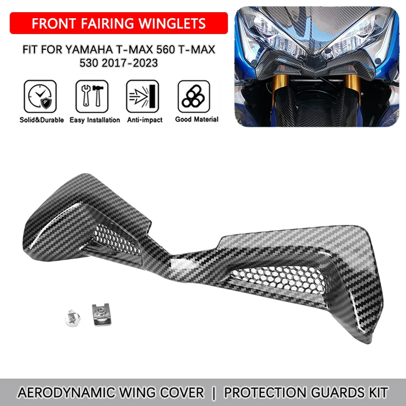 Fit for YAMAHA T-MAX 560 530 TMAX 560 530 Motorcycle Front Fairing Winglets Aerodynamic Wing Shell Cover Protection Guards Kit
Fit for YAMAHA T-MAX 560 530 TMAX 560 530 Motorcycle Front Fairing Winglets Aerodynamic Wing Shell Cover Protection Guards Kit