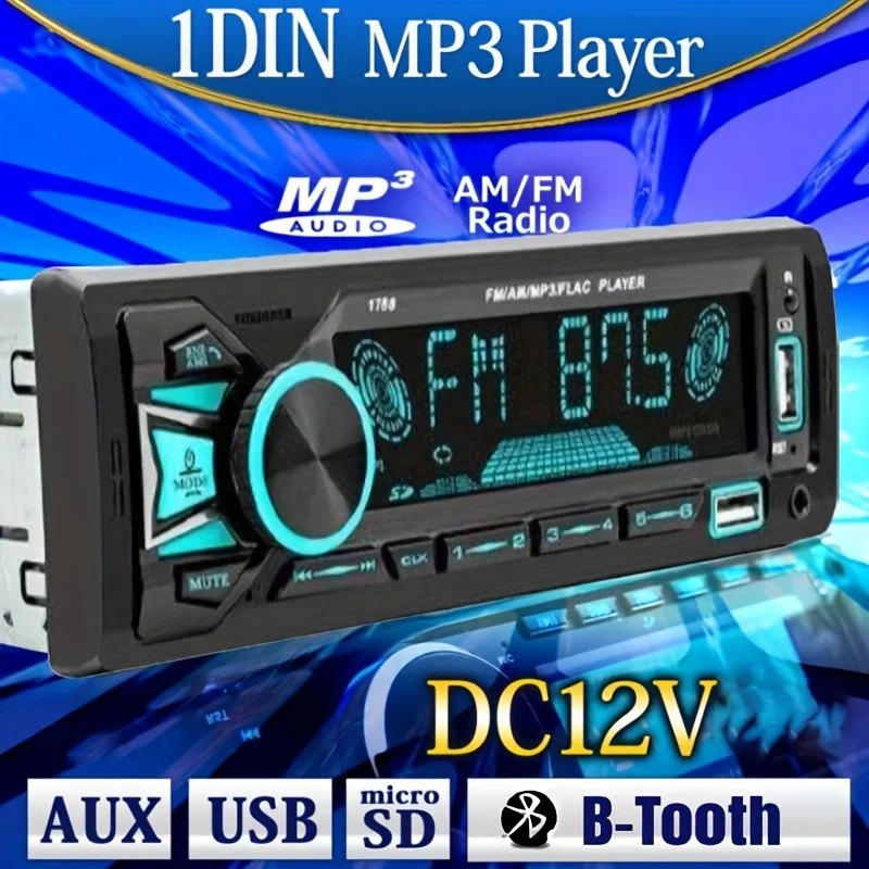 Автомобильное MP3-радио 1-DIN с двумя ручками и двумя портами USB, с портом быстрой зарядки, вариантами беспроводных/Aux/Usb/Tf-карт
Автомобильное MP3-радио 1-DIN с двумя ручками и двумя портами USB, с портом быстрой зарядки, вариантами беспроводных/Aux/Usb/Tf-карт