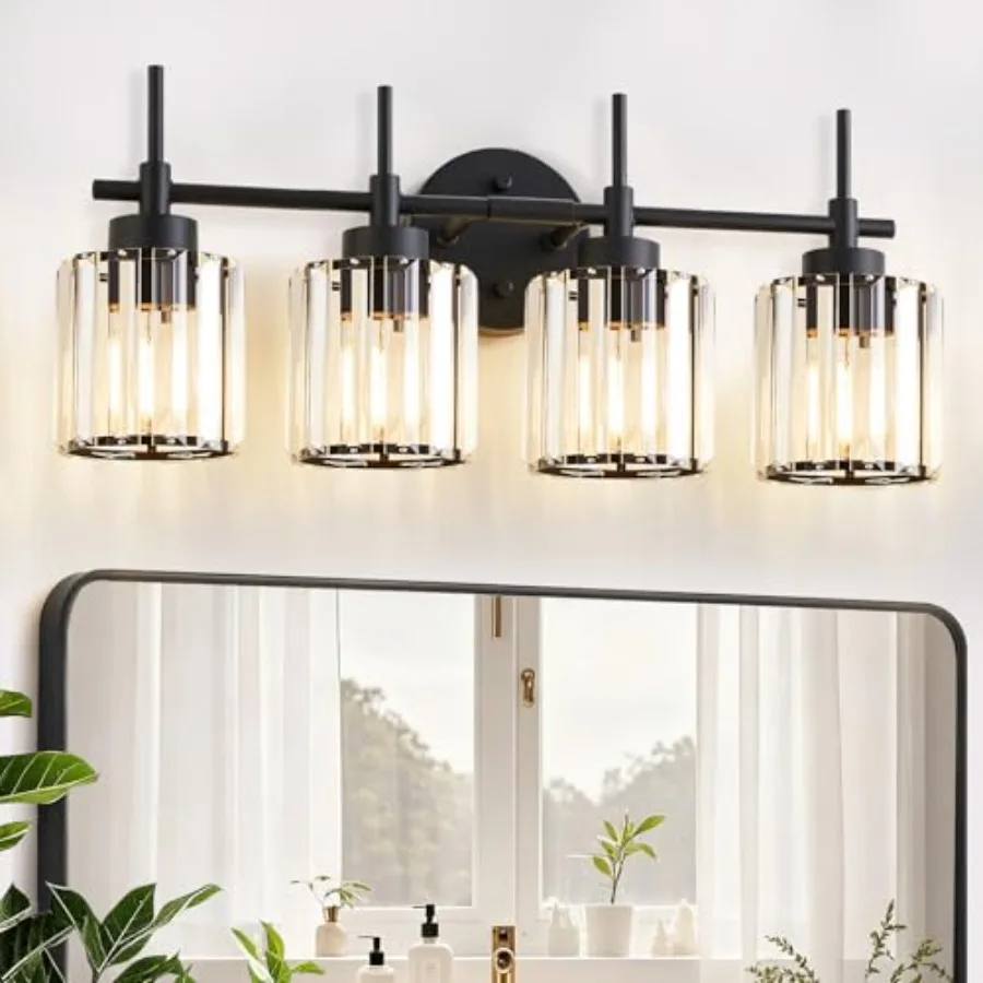 Round Crystal Vanity s, Modern Black Crystal Wall Light Bath Mirror Light Fixture Over Mirror Bathroom Wall Sconces for Bathroo
Round Crystal Vanity s, Modern Black Crystal Wall Light Bath Mirror Light Fixture Over Mirror Bathroom Wall Sconces for Bathroo
