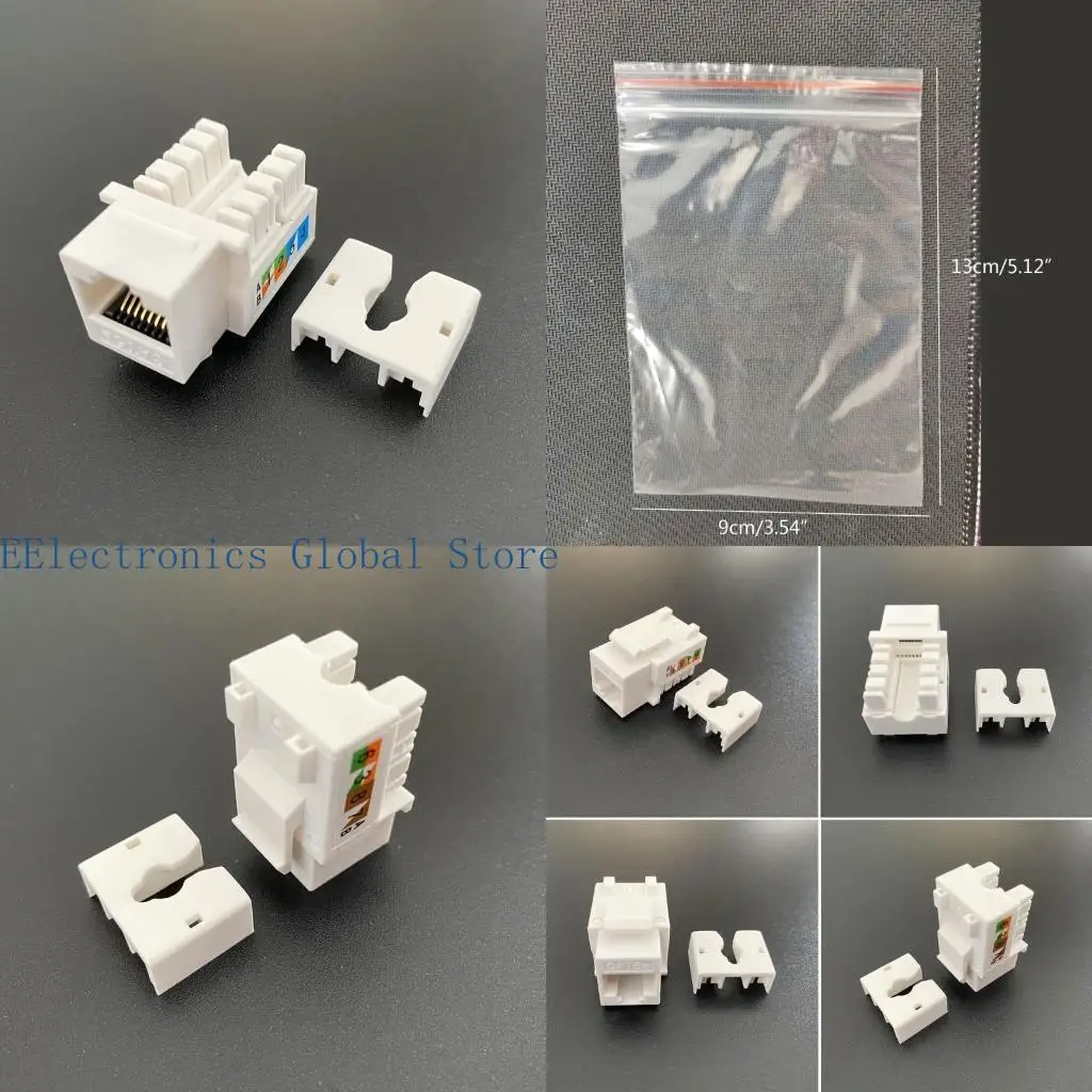 462B RJ45 Coupler Shielded Inline Adapter 2 Pack, Ethernet Cable Extender, Ethernet Coupler Connector for Cat5e Cable
462B RJ45 Coupler Shielded Inline Adapter 2 Pack, Ethernet Cable Extender, Ethernet Coupler Connector for Cat5e Cable