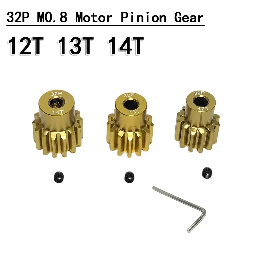 32DP 540 Motor Pinion Gear 12T 13T 14T 15T 16T 3.175mm Shaft Pinion Gears Parts Set Kit for 1/10 RC Car Brushless Brush Motor
32DP 540 Motor Pinion Gear 12T 13T 14T 15T 16T 3.175mm Shaft Pinion Gears Parts Set Kit for 1/10 RC Car Brushless Brush Motor