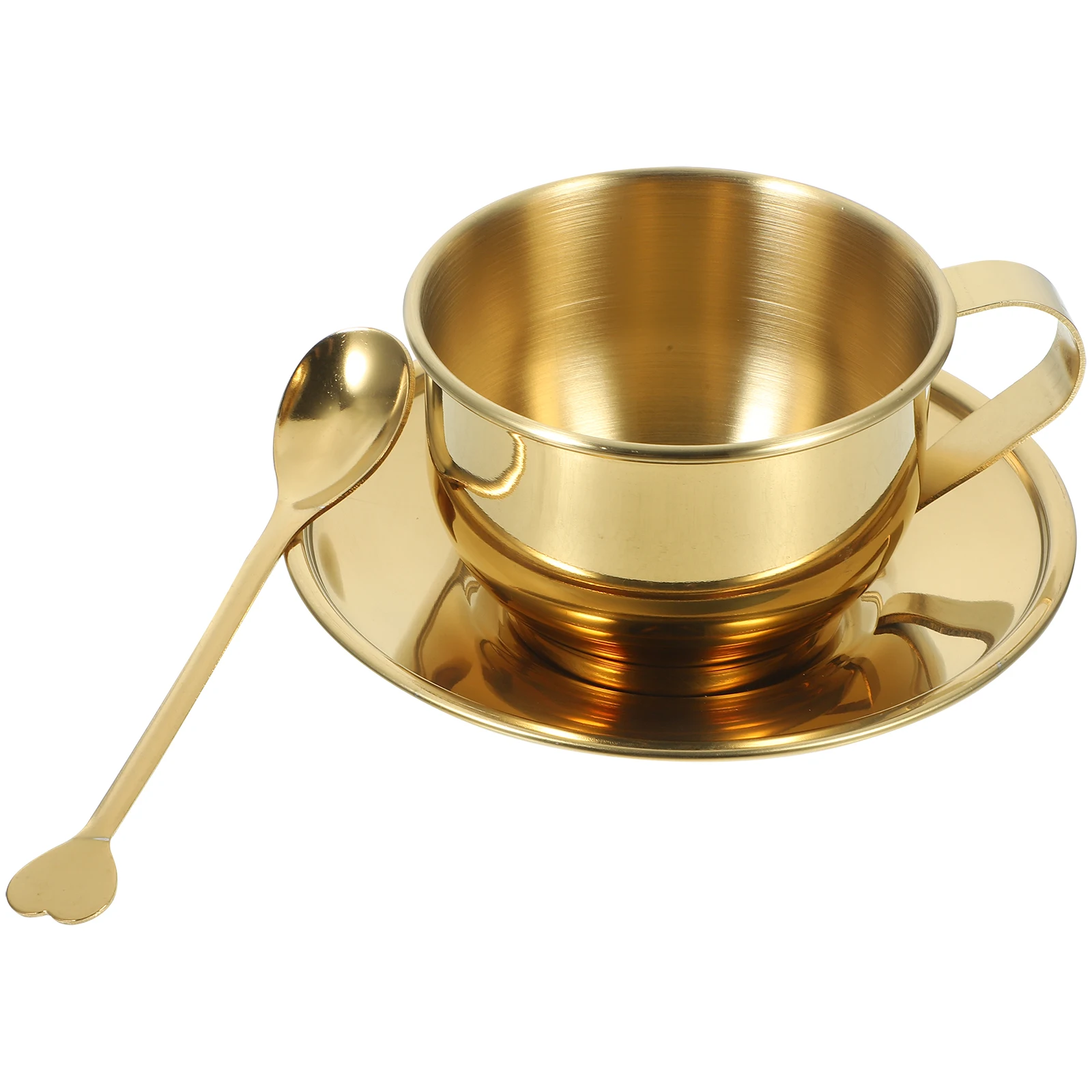 Coffee Cup Set Luxury Stainless Steel Tea Cups Saucers Ergonomic H Design Practical Gift Cups With Saucers Idea
Coffee Cup Set Luxury Stainless Steel Tea Cups Saucers Ergonomic H Design Practical Gift Cups With Saucers Idea