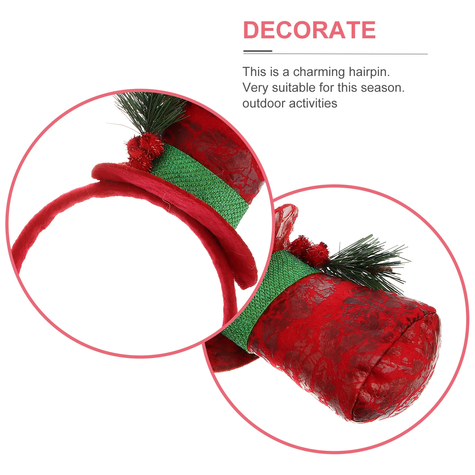 Christmas Red Hat Headband with Red Berries and Green Leaves Comfortable for Holiday Party Photo Prop Festive Hair Accessories
Christmas Red Hat Headband with Red Berries and Green Leaves Comfortable for Holiday Party Photo Prop Festive Hair Accessories