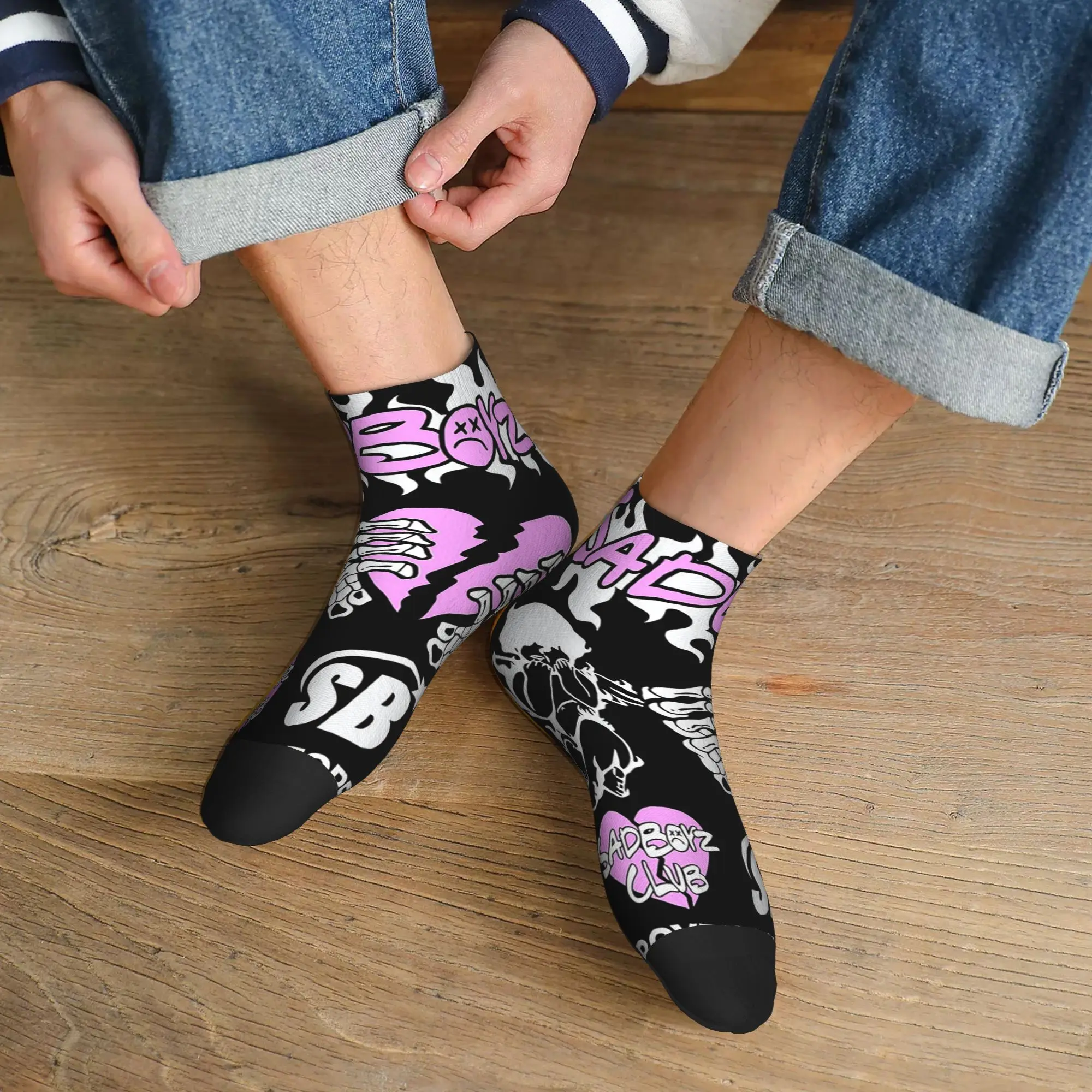 Всесезонные носки Junior H Merch Sad Boyz, Harajuku, высококачественные носки для экипажа, модные чулки для мужчин и женщин, подарки
Всесезонные носки Junior H Merch Sad Boyz, Harajuku, высококачественные носки для экипажа, модные чулки для мужчин и женщин, подарки