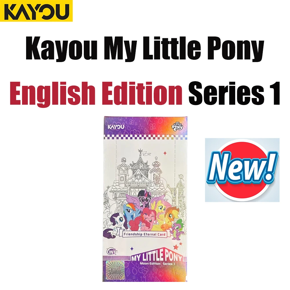 Оригинальное английское издание Kayou My Little Pony Cards Moon Series1, Booster Box UR SC SGR LSR, редкая коллекционная карта аниме, игрушки, подарки
Оригинальное английское издание Kayou My Little Pony Cards Moon Series1, Booster Box UR SC SGR LSR, редкая коллекционная карта аниме, игрушки, подарки
