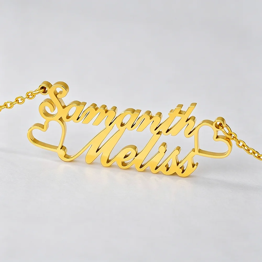 Customized initial necklace with a personalized heart-shaped pendant—the perfect birthday gift for a woman or girlfriend
Customized initial necklace with a personalized heart-shaped pendant—the perfect birthday gift for a woman or girlfriend