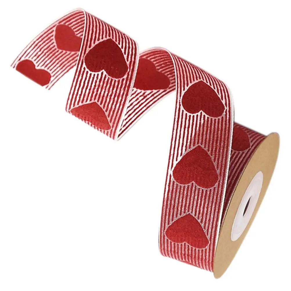 2 Rolls Heart Printed Ribbon Valentine Gift Diy Gift Wrapping Ribbon Wrapping Wedding Party Decoration Elegant Long Safe Use
2 Rolls Heart Printed Ribbon Valentine Gift Diy Gift Wrapping Ribbon Wrapping Wedding Party Decoration Elegant Long Safe Use