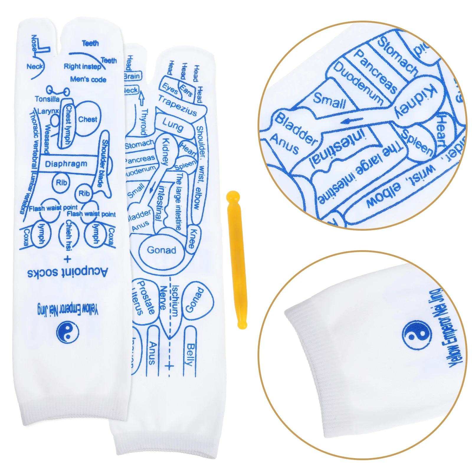 1Set Acupoint Socks Reflexology Foot Socks with Massaging Texture Thickened Bottom Sweat-Absorbing Soft Warm for Autumn Winter
1Set Acupoint Socks Reflexology Foot Socks with Massaging Texture Thickened Bottom Sweat-Absorbing Soft Warm for Autumn Winter