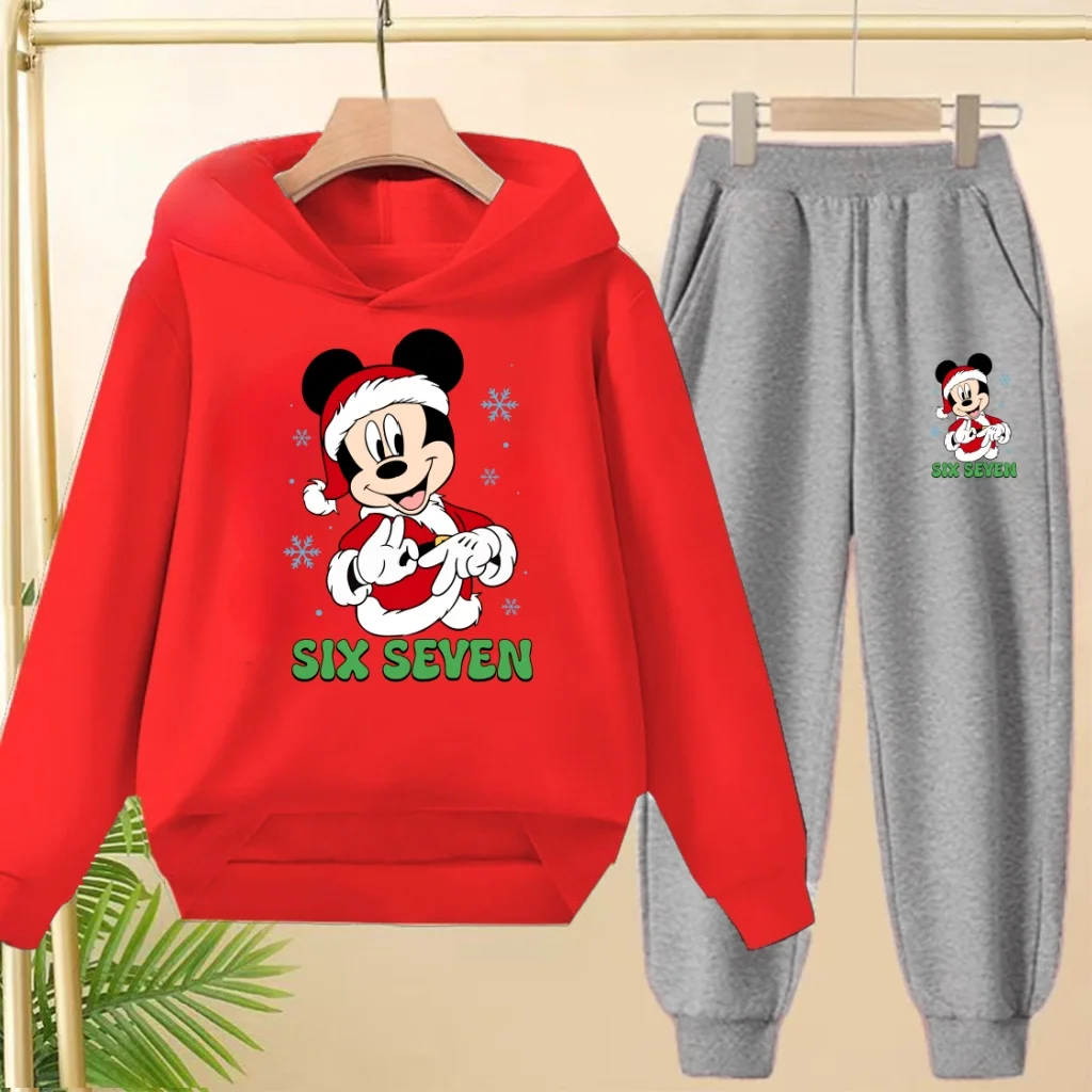 Children's Set Disney Mickey Minnie 67 Leisure sports Hooded Sweatshirts Spring Autumn Fashion Sets for Boys Girls Aged 3 to 13
Children's Set Disney Mickey Minnie 67 Leisure sports Hooded Sweatshirts Spring Autumn Fashion Sets for Boys Girls Aged 3 to 13
