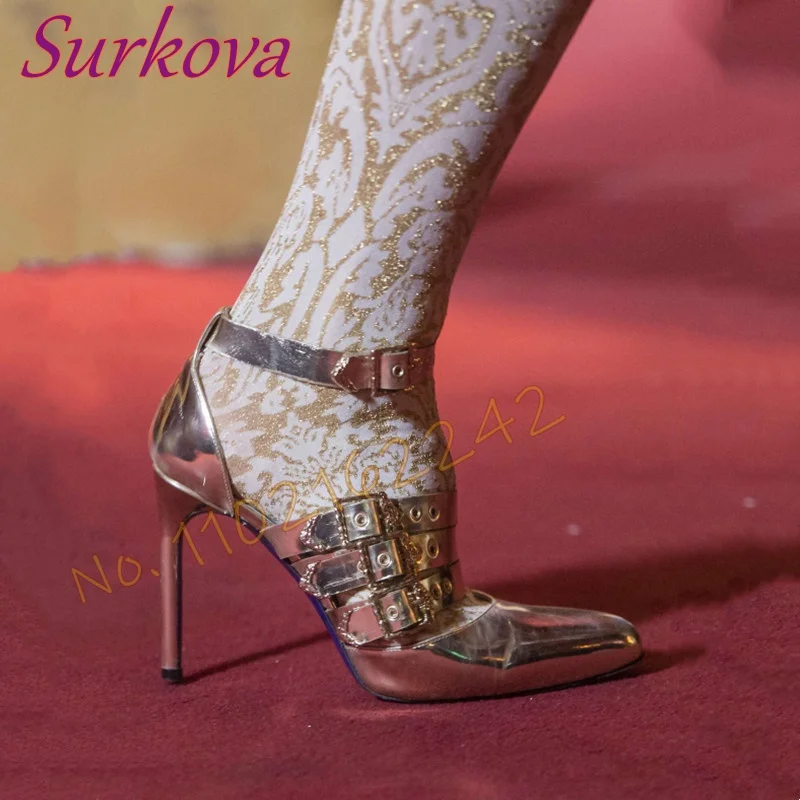 Red Belt Buckle High Heels Women'S Pointed Stiletto Buckle Strap Patent Leather Mules Sexy Party Dinner Dress Pumps Spring Plus
Red Belt Buckle High Heels Women'S Pointed Stiletto Buckle Strap Patent Leather Mules Sexy Party Dinner Dress Pumps Spring Plus