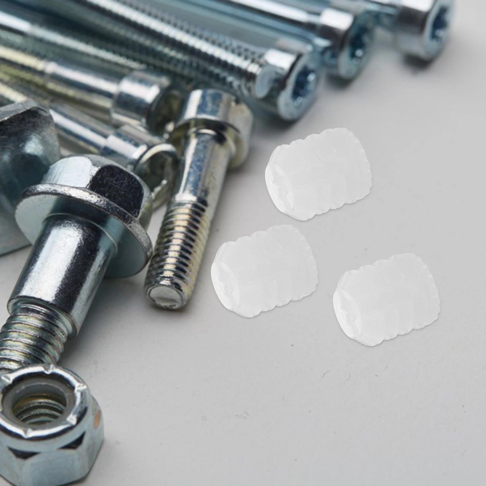 150Pcs Furniture Internal and External Thread Inserts Plastic Three-in-One Expansion Plugs for Cabinet Drawer Hinge Dowel Repair
150Pcs Furniture Internal and External Thread Inserts Plastic Three-in-One Expansion Plugs for Cabinet Drawer Hinge Dowel Repair