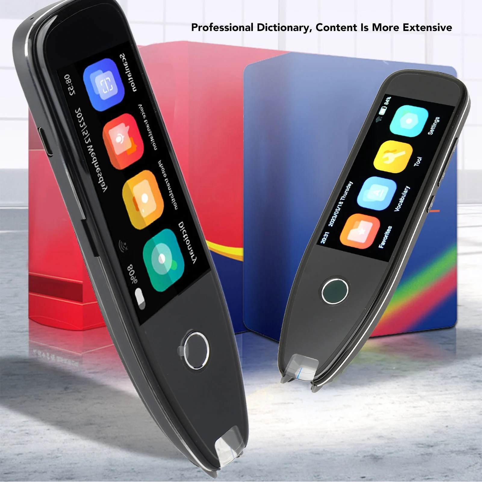 Voice Translation Pen Noise Reduction Bluetooth AI Translation Pen 3.5 Inch Touchscreen Large Memory 134 Languages for Travel
Voice Translation Pen Noise Reduction Bluetooth AI Translation Pen 3.5 Inch Touchscreen Large Memory 134 Languages for Travel