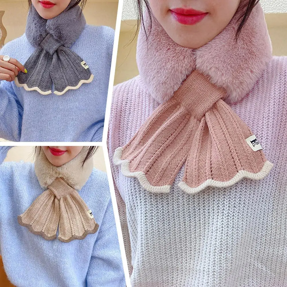 Winter Plush Scarf Woman Thick Fish Tail Wool Knit Outdoor Warm Scarve Windproof Korean Collar Muffler Cervical Fur Spine C P0h5
Winter Plush Scarf Woman Thick Fish Tail Wool Knit Outdoor Warm Scarve Windproof Korean Collar Muffler Cervical Fur Spine C P0h5