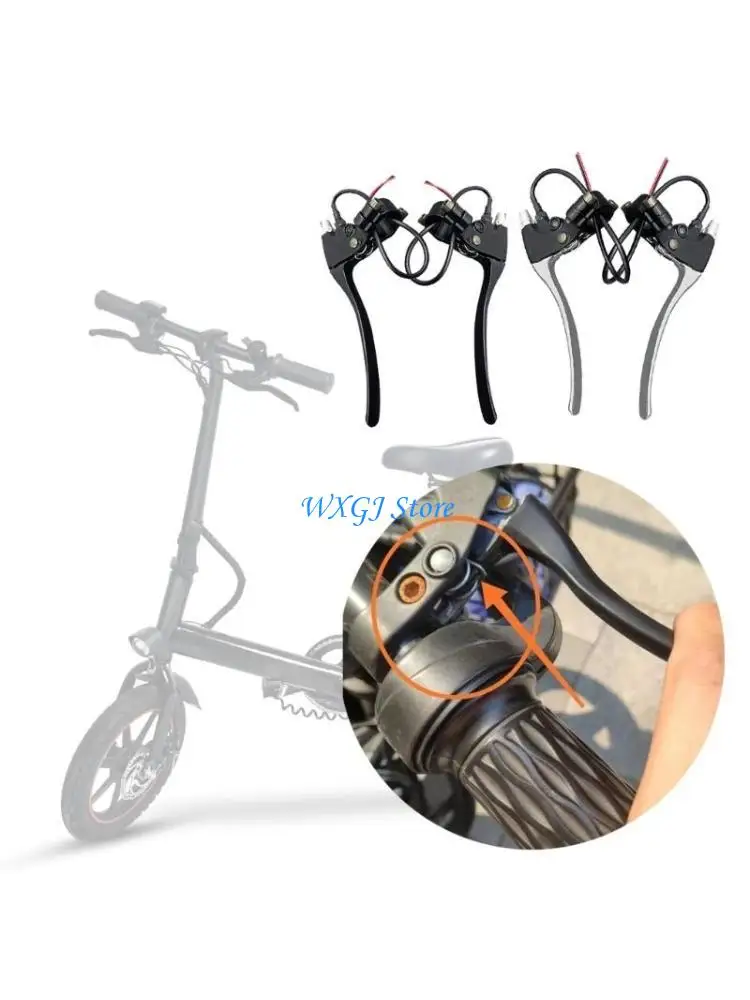 37JE Brake Lever, 1 Pair E-Bike Mechanical Brake Lever Short Lever Cutout, Electric Bike Brake Level Handle Bar Replacements
37JE Brake Lever, 1 Pair E-Bike Mechanical Brake Lever Short Lever Cutout, Electric Bike Brake Level Handle Bar Replacements