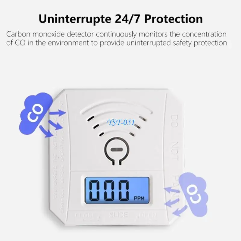 E15A Upgrades Alarm with Low False Alarm Rate ABS Carbon Monoxide Alarm with Sound & Light Warning Simple Operate for House
E15A Upgrades Alarm with Low False Alarm Rate ABS Carbon Monoxide Alarm with Sound & Light Warning Simple Operate for House