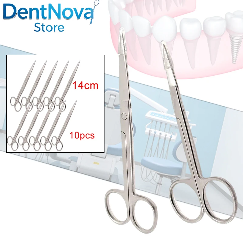 10pcs Dental Scissors Iris Fine Tip Stainless Steel Micro Surgery Cutting Tool
10pcs Dental Scissors Iris Fine Tip Stainless Steel Micro Surgery Cutting Tool