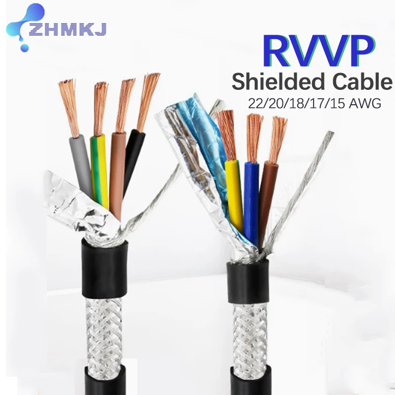 2/3/4/5/6/7/8 Cores RVVP Shielded Cable 22/20/18/17/15 AWG Shielded Control Signal Copper Wire Audio Cable
2/3/4/5/6/7/8 Cores RVVP Shielded Cable 22/20/18/17/15 AWG Shielded Control Signal Copper Wire Audio Cable