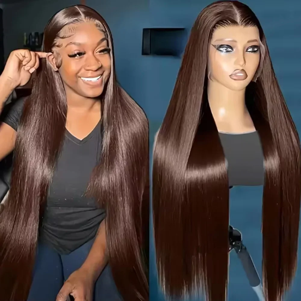 # Шоколадно-коричневый прямой парик 4-го оттенка, 13x6 HD Lace Frontal, из натуральных человеческих волос, 13x4 Lace Front, 220% плотность, бразильские волосы для женщин
# Шоколадно-коричневый прямой парик 4-го оттенка, 13x6 HD Lace Frontal, из натуральных человеческих волос, 13x4 Lace Front, 220% плотность, бразильские волосы для женщин