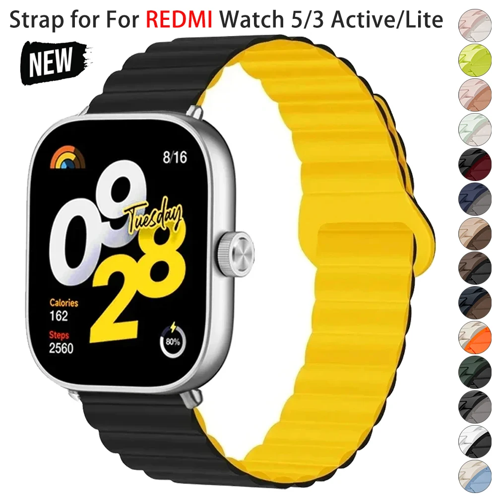 Магнитная петля для Redmi watch 4 5, ремешок на запястье, спортивный браслет, силиконовый для Xiaomi Mi Band 8 Pro 9 Pro, ремешки для часов, аксессуары
Магнитная петля для Redmi watch 4 5, ремешок на запястье, спортивный браслет, силиконовый для Xiaomi Mi Band 8 Pro 9 Pro, ремешки для часов, аксессуары