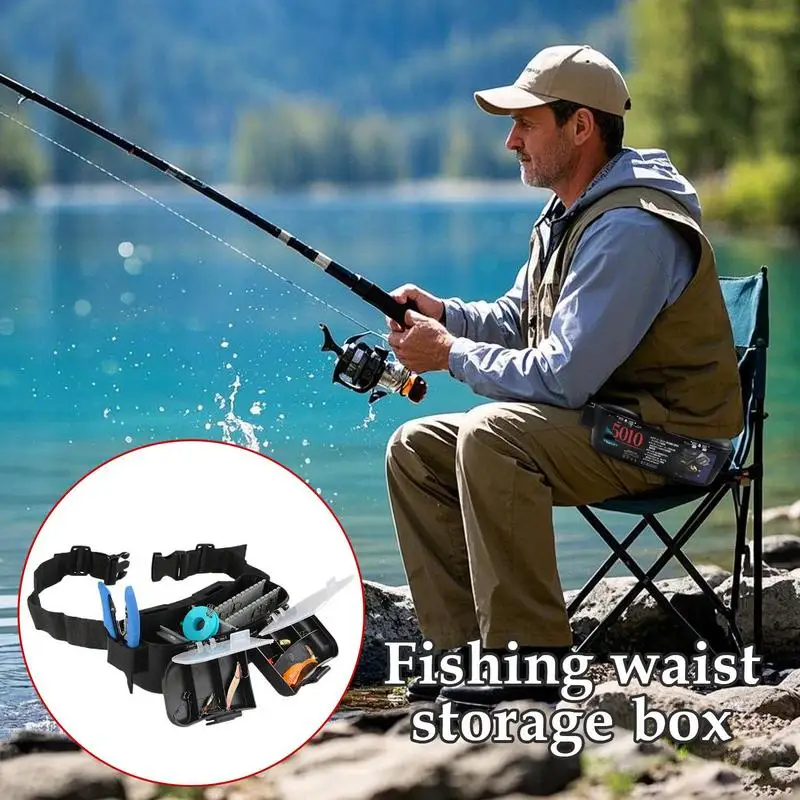 Fishing Tackle Box Waist Belt Tackle Organizer Storage Bag Portable Multifunctional Fishing Equipment Organizer Box Waist Bag
Fishing Tackle Box Waist Belt Tackle Organizer Storage Bag Portable Multifunctional Fishing Equipment Organizer Box Waist Bag
