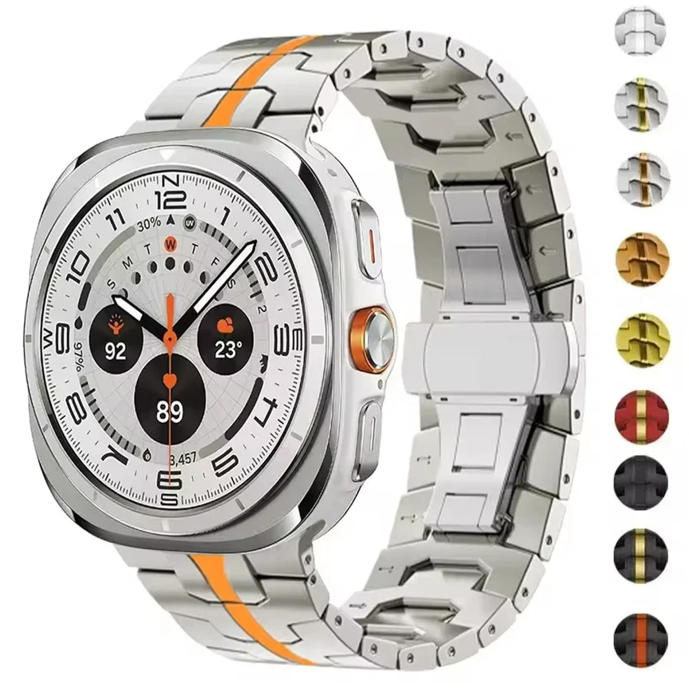 Металлический браслет из нержавеющей стали для Samsung Galaxy Watch Ultra, ремешок 47 мм для Samsung Ultra 7 Galaxy Ultra, ремешок на запястье 47 мм Correa
Металлический браслет из нержавеющей стали для Samsung Galaxy Watch Ultra, ремешок 47 мм для Samsung Ultra 7 Galaxy Ultra, ремешок на запястье 47 мм Correa