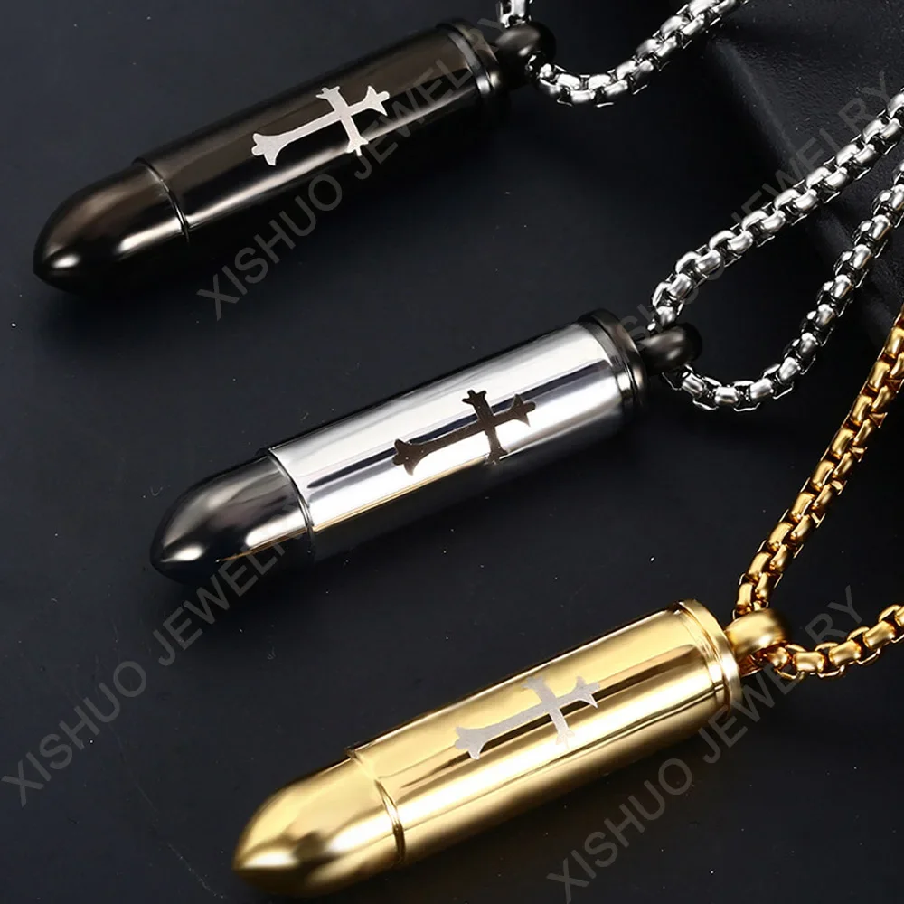 Stainless Steel Bullet Shaped Cremation Urn Ashes Bottle Locket Pendant Necklace for Pet Memorial Urn Jewelry
Stainless Steel Bullet Shaped Cremation Urn Ashes Bottle Locket Pendant Necklace for Pet Memorial Urn Jewelry
