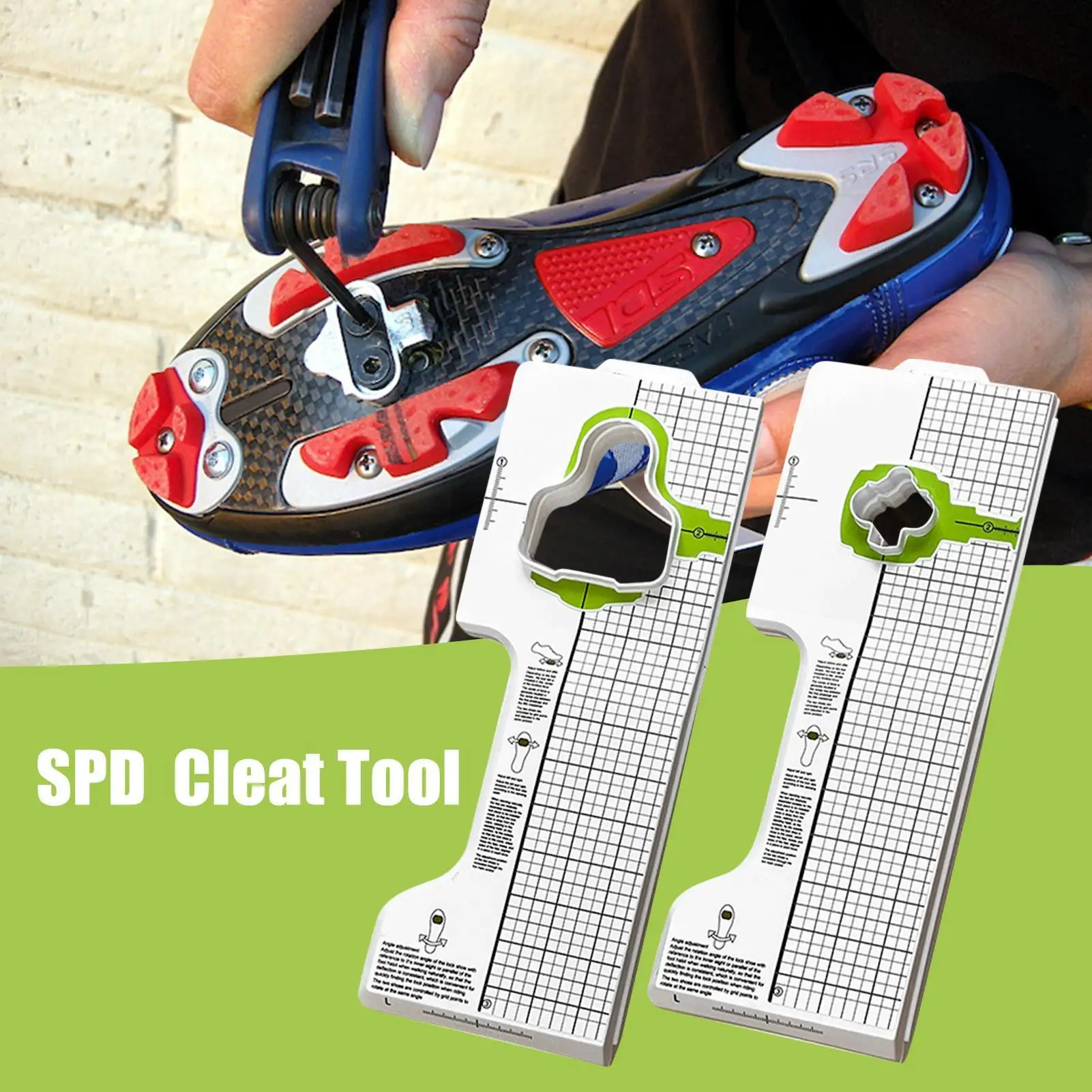 Cycling Cleat Alignment Tool Cycling Accessories Bicycles Cleat Adjustment Tool SPD Cleat Tool Pedal Cleat Fitting Tool
Cycling Cleat Alignment Tool Cycling Accessories Bicycles Cleat Adjustment Tool SPD Cleat Tool Pedal Cleat Fitting Tool