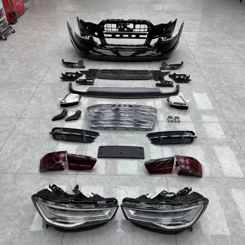 Suitable for 12-15 Audi A6LC7 upgrade 16-18 sports version RS6 front and rear bars large surround headlights tail lights
Suitable for 12-15 Audi A6LC7 upgrade 16-18 sports version RS6 front and rear bars large surround headlights tail lights