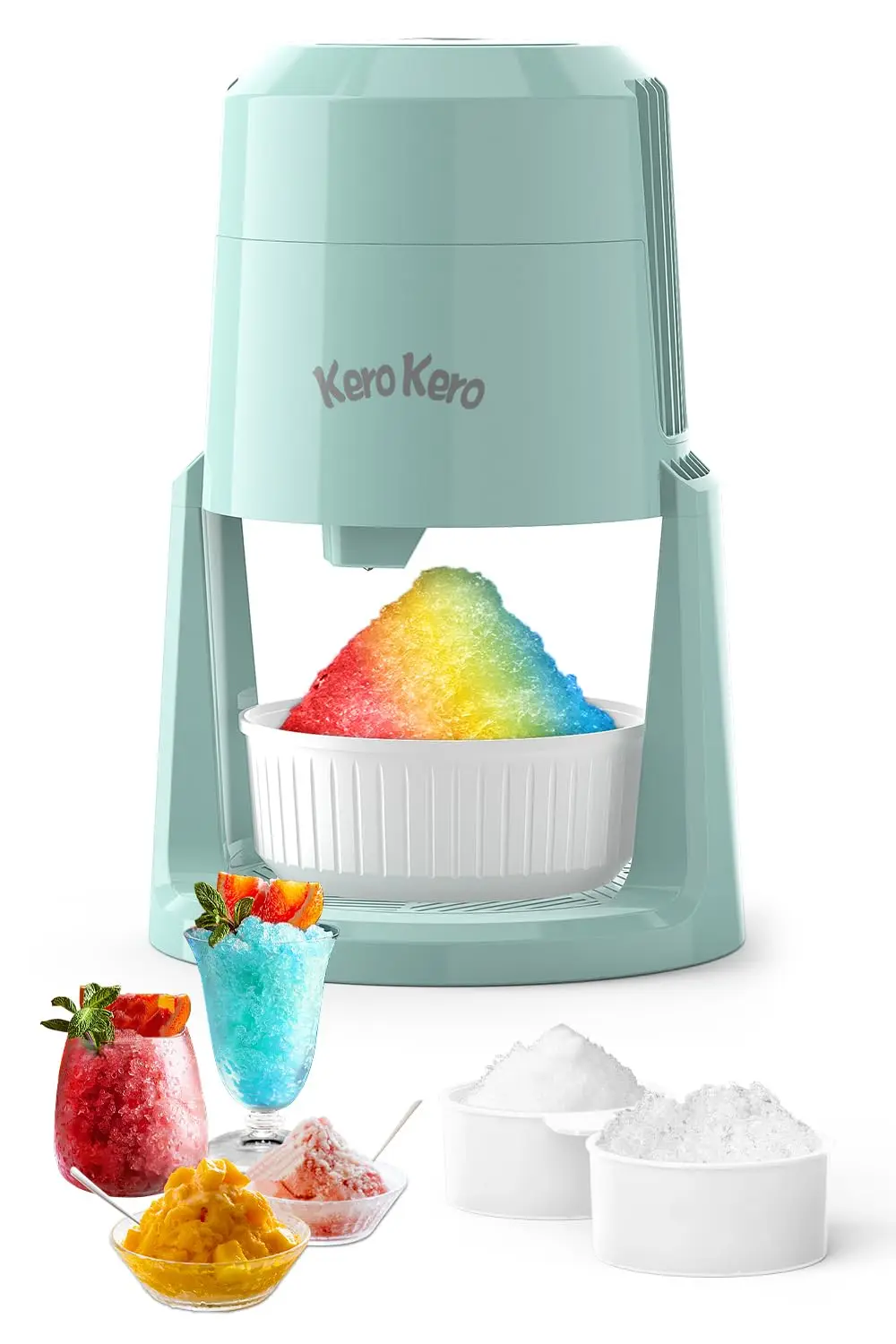 Professional Shaved Ice Machine: RX03 Electric Snow Cone Maker & ICEE Machine for Home, 60W Power, 120V Universal Voltag
Professional Shaved Ice Machine: RX03 Electric Snow Cone Maker & ICEE Machine for Home, 60W Power, 120V Universal Voltag